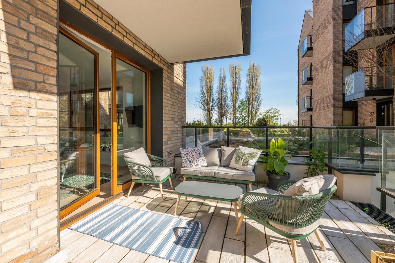 Garden Apartment Sadowa กดัญสก์ ภายนอก รูปภาพ